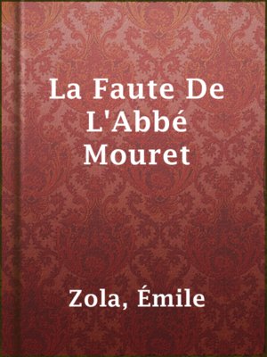La Faute De L'Abbé Mouret - ebook